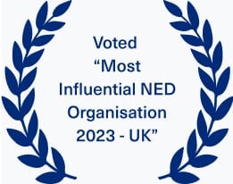 Voted most influential UK NED organization 2023.